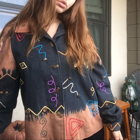 RARE GROOVY VINTAGE JACKET - Picture 2 of 3